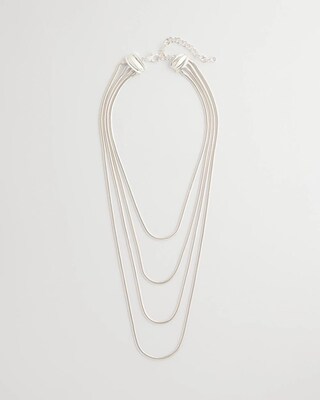 Multi-Layer Snake Chain Necklace | Chico's